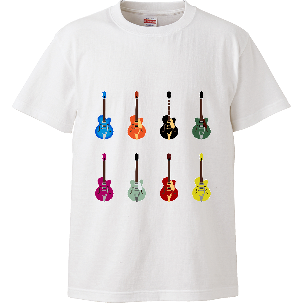 ギターがズラリ