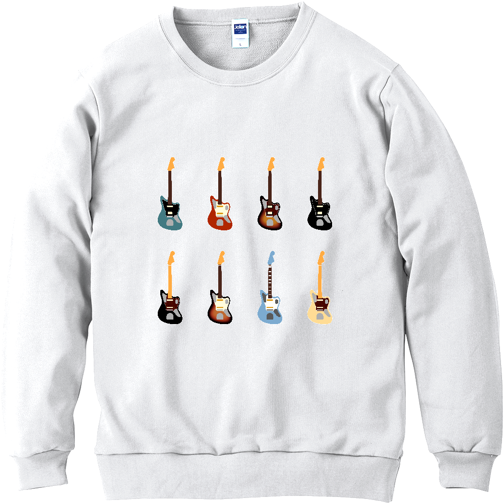 ギターがズラリ