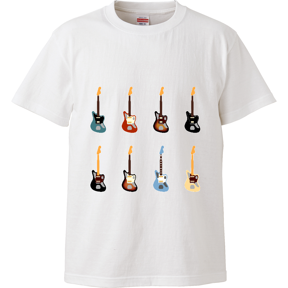 ギターがズラリ