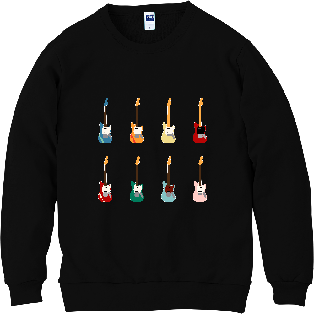 ギターがズラリ