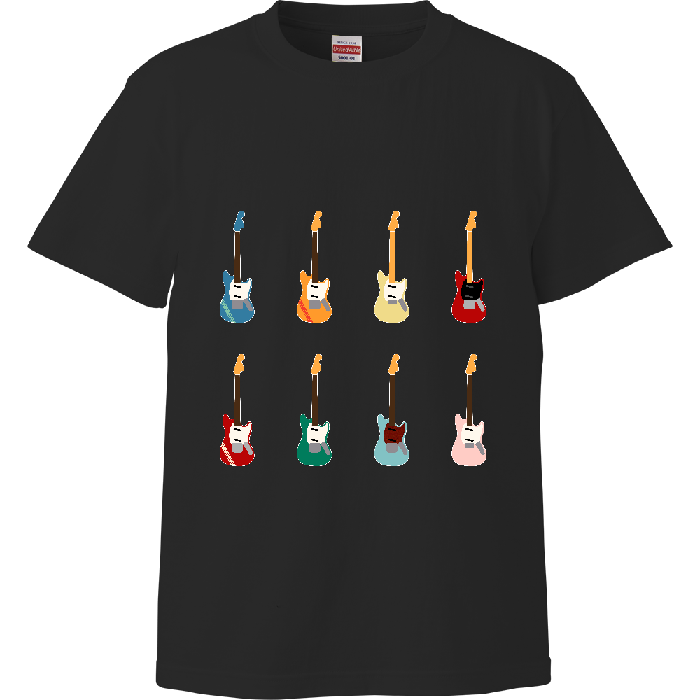 ギターがズラリ