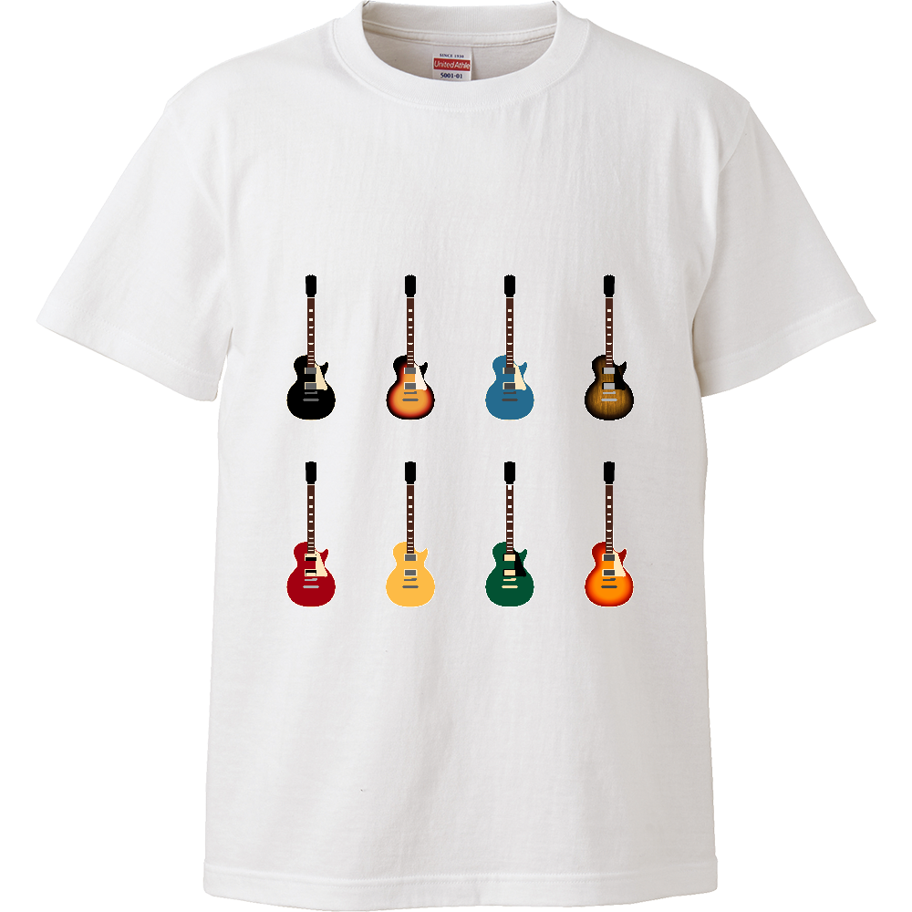 ギターがズラリ