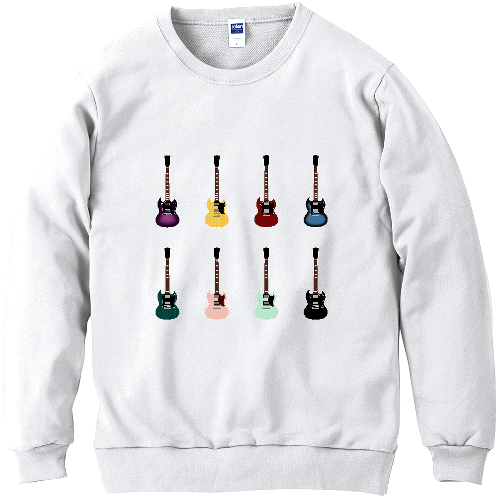 ギターがズラリ