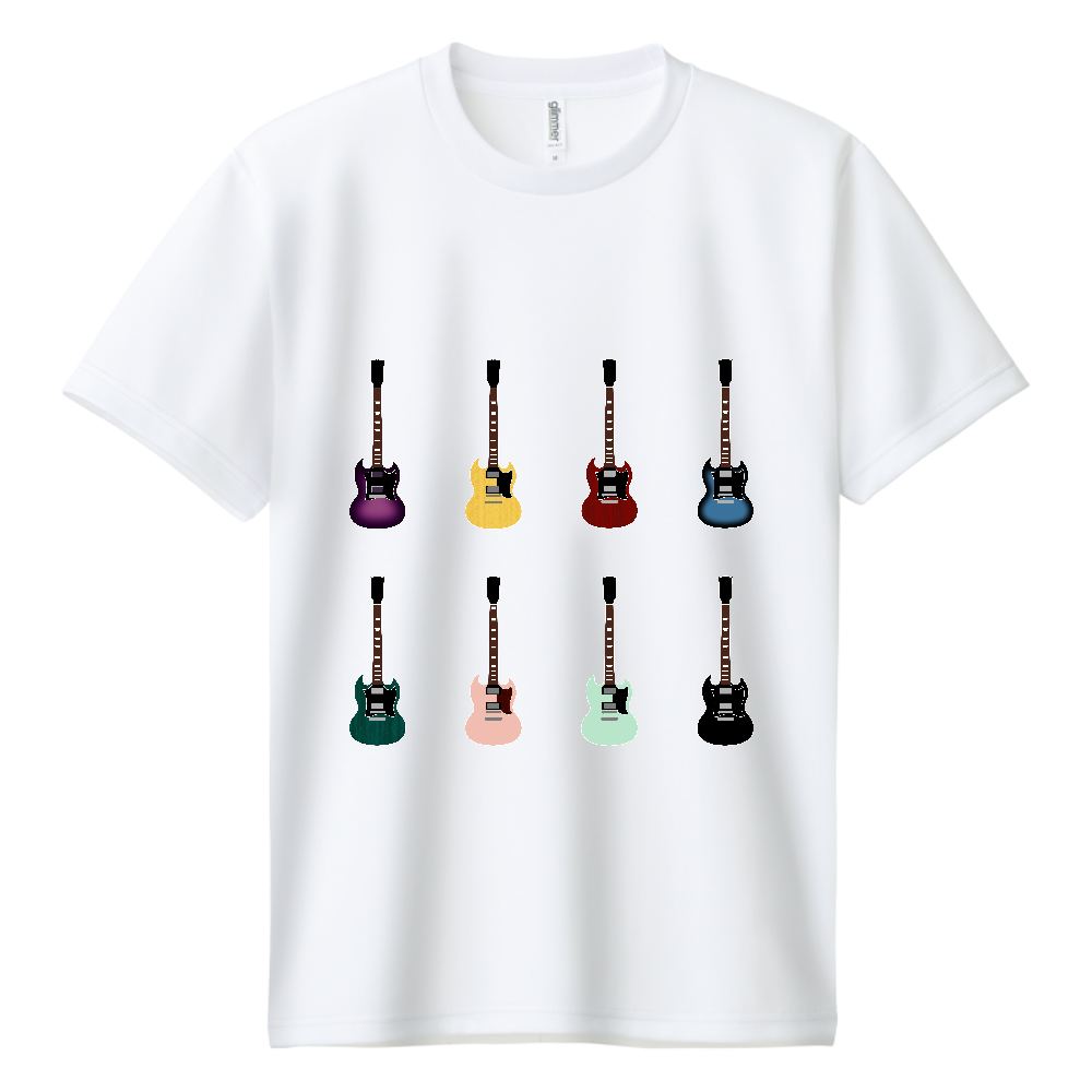 ギターがズラリ