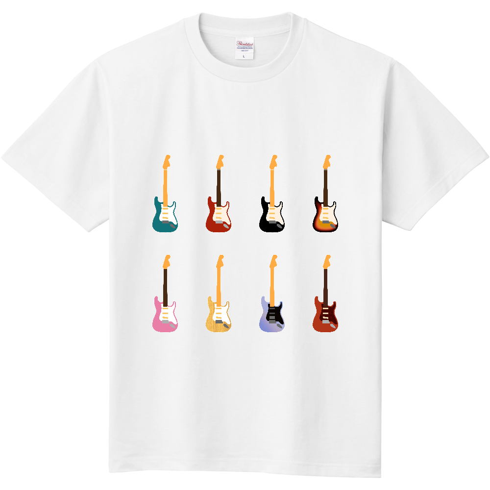 ギターがズラリ