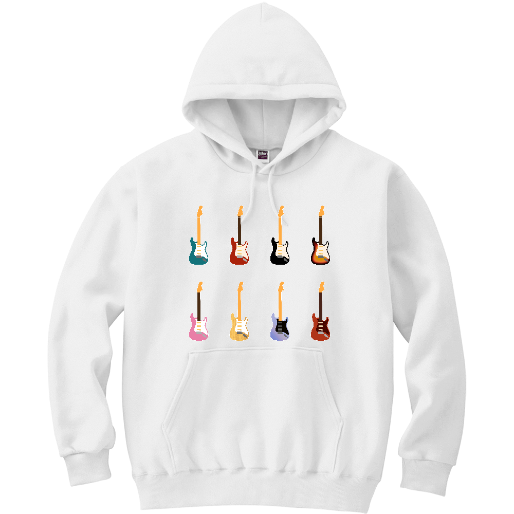 ギターがズラリ