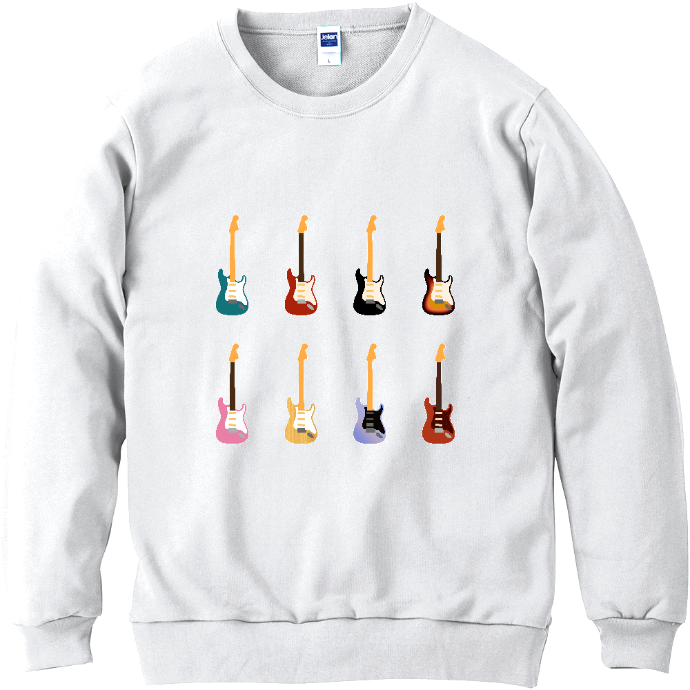 ギターがズラリ