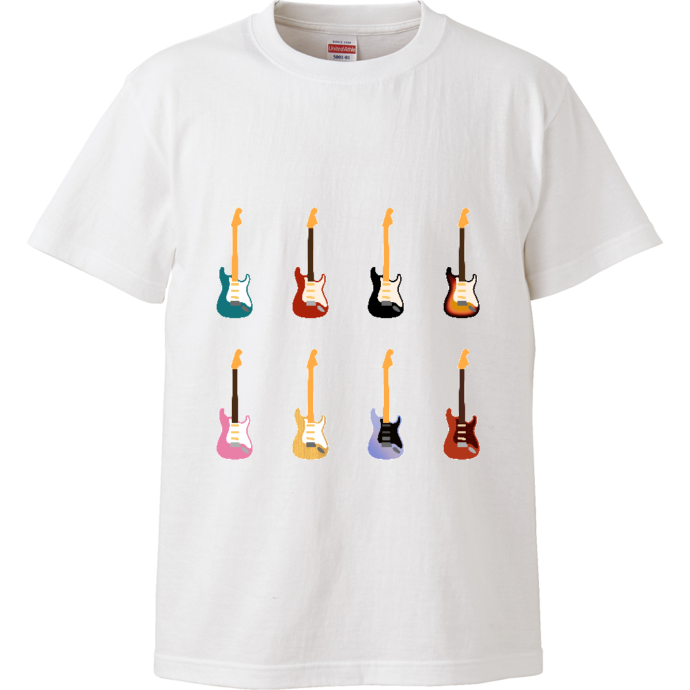 ギターがズラリ