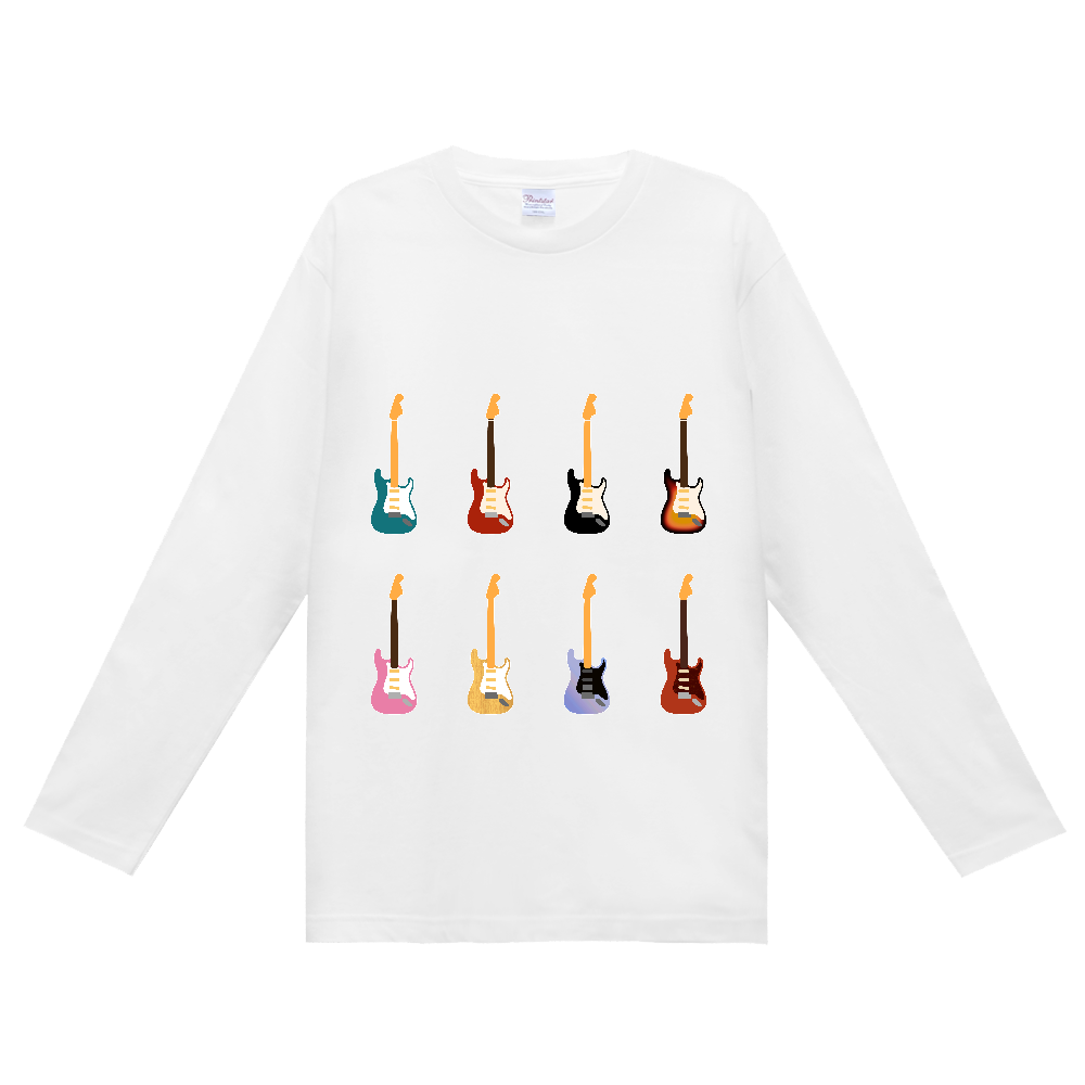 ギターがズラリ