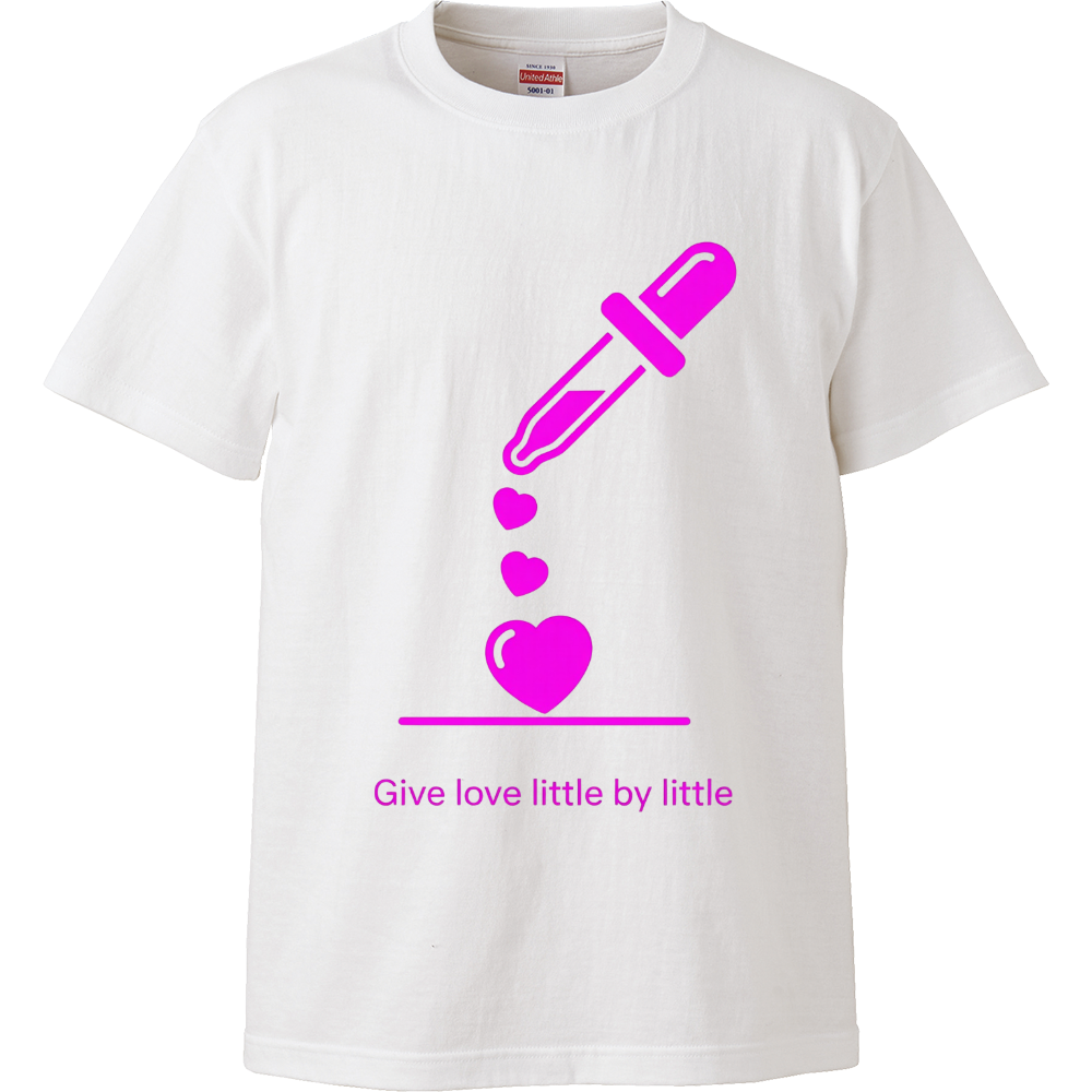 [Tシャツ] Give love little by little