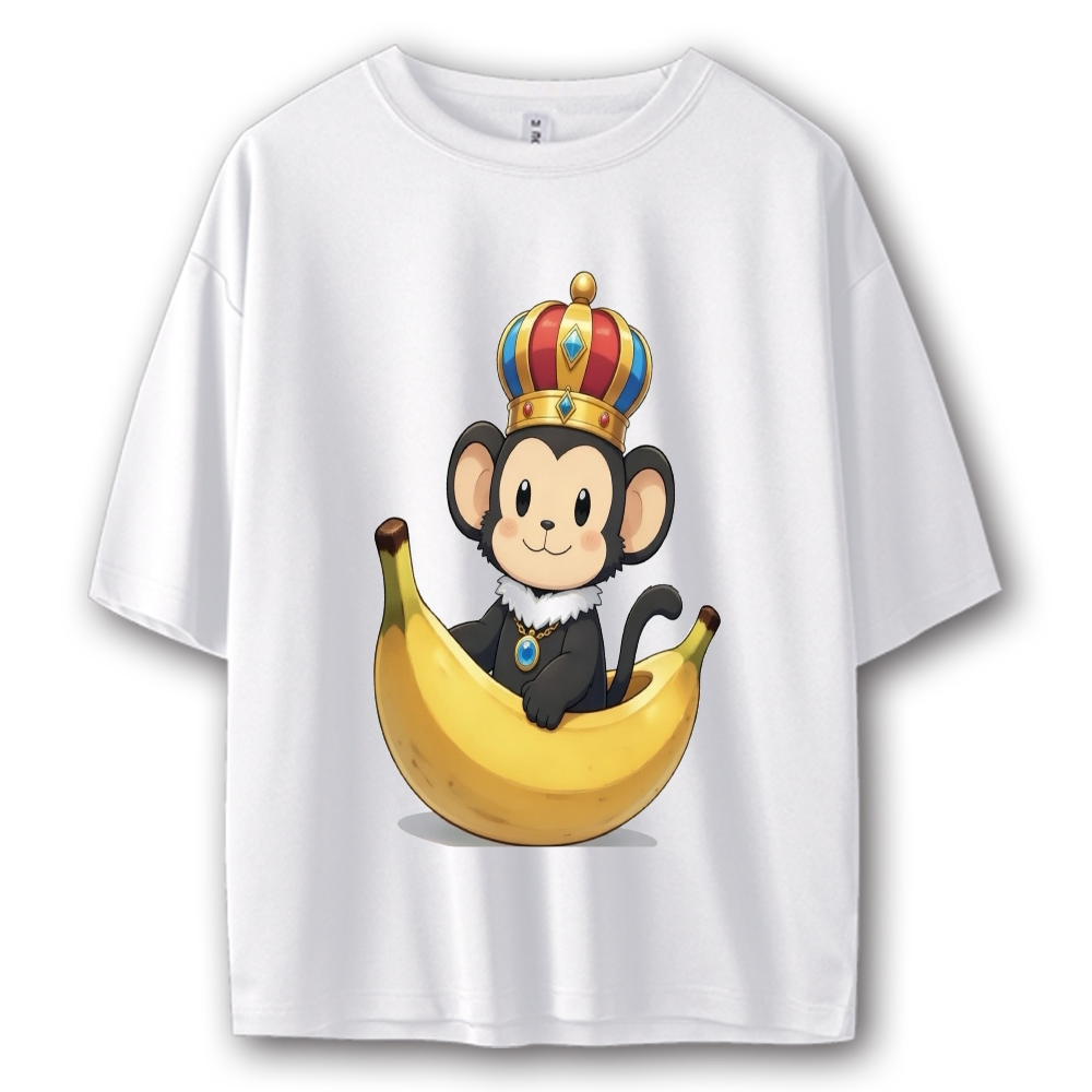 ちんぱん 王様バナナボート ストリート系Tシャツ
