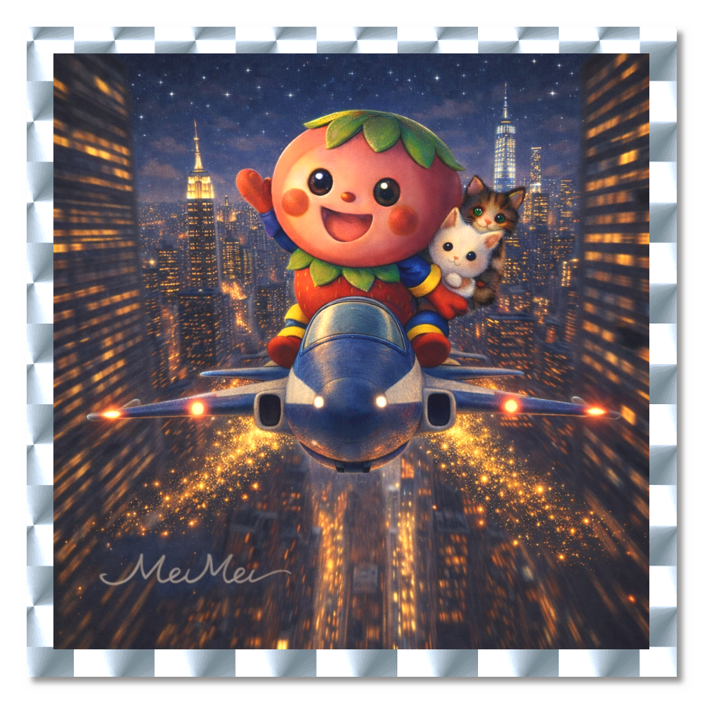 いちごちゃん 摩天楼を行く(銀)