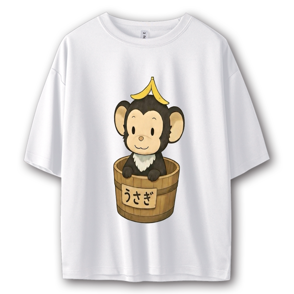 うさぎというちんぱん ストリート系Tシャツ