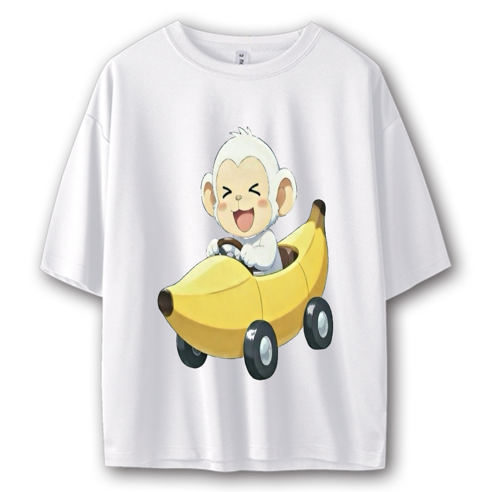 白ちんぱんバナナカードライブ ストリート系Tシャツ