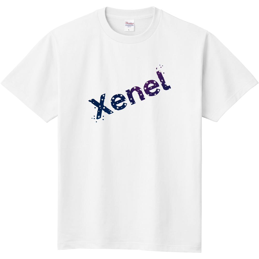 Xenel Snowfall Slash Logo Long Sleeve T-Shirt