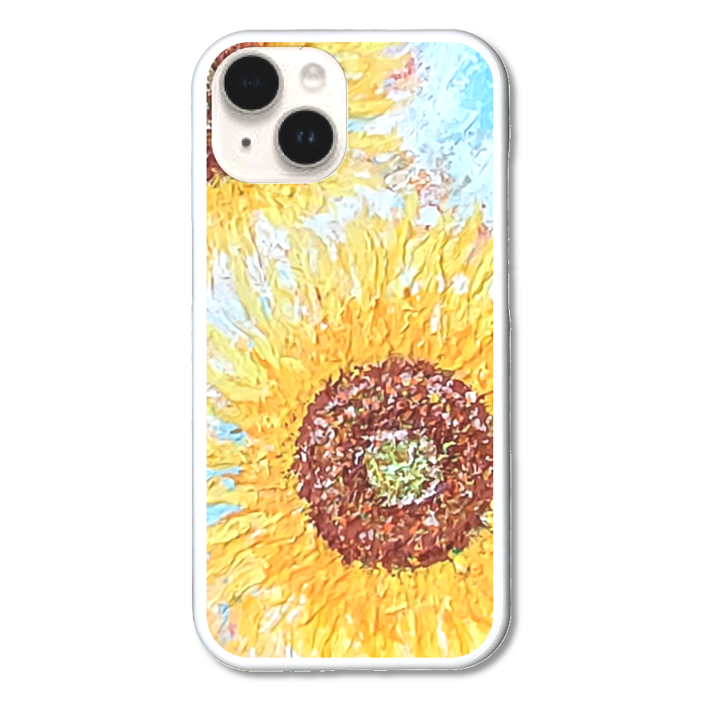 ひまわりアートのハードケース