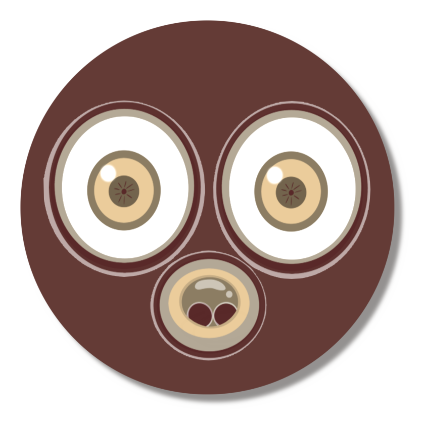 メガネザルバッジ♪