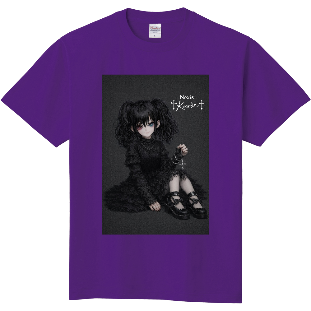 Nöxis Kuröe（ノクシス・クロエ）/クロエ(少女Ver.)ツインテールTシャツ