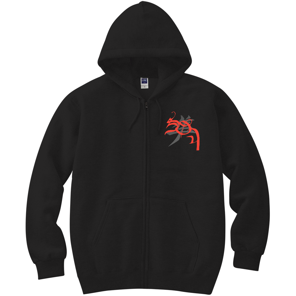 SDA オレンジジップパーカー　厚目