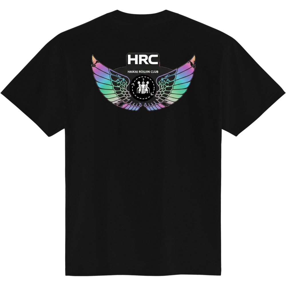 【徘徊老人クラブ?】HRC ウィングロゴ・グラフィックT