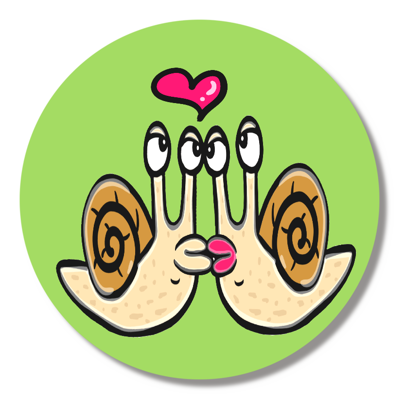 カタツムリバッジ♪