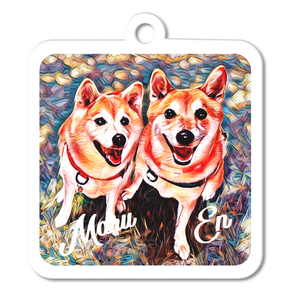 キーホルダー中(正方形)