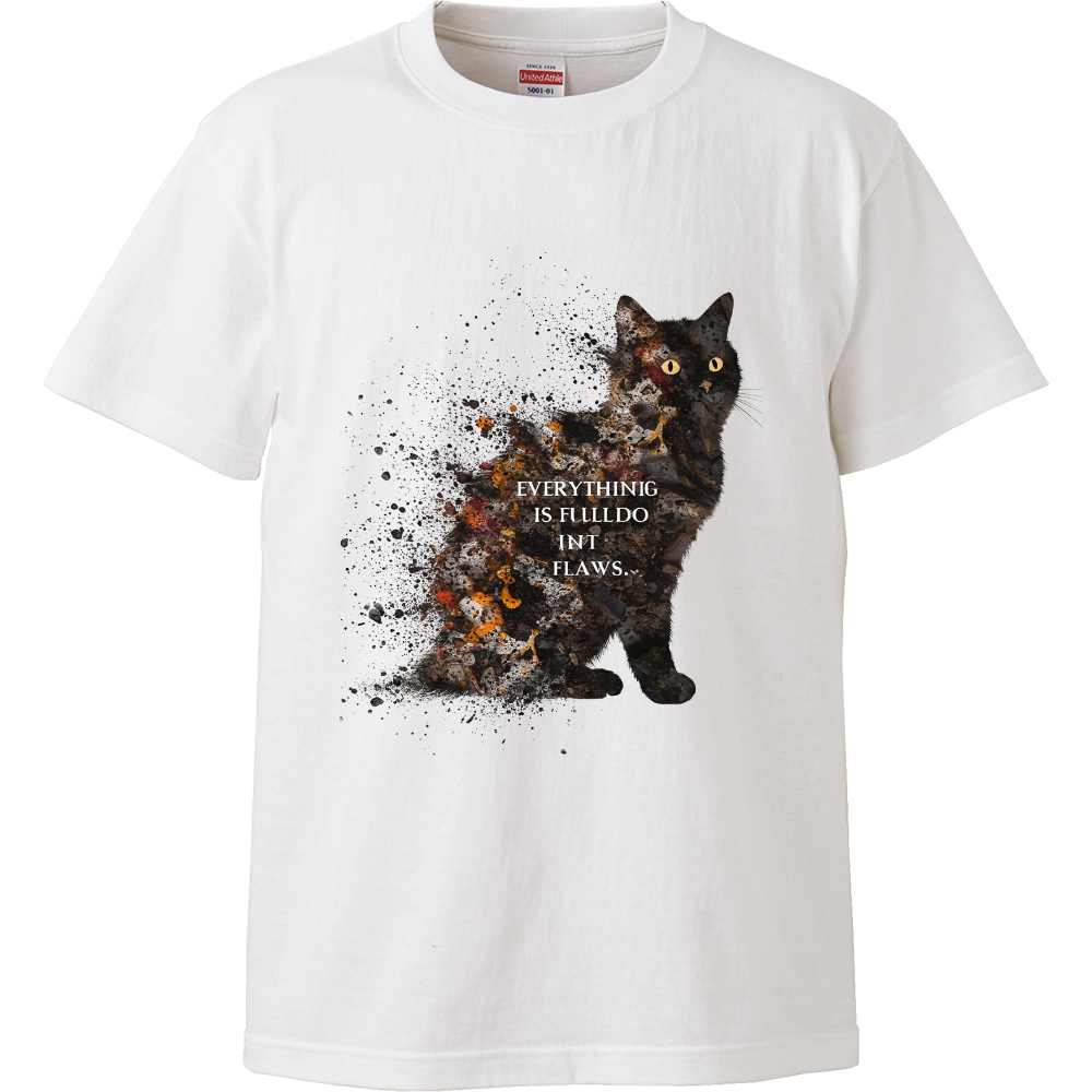 [Tシャツ] Fur here, ash there, everything’s a mess.