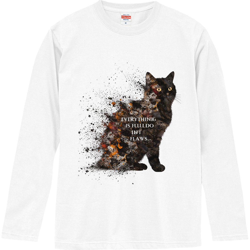 [ロングTシャツ] Fur here, ash there, everything’s a mess.