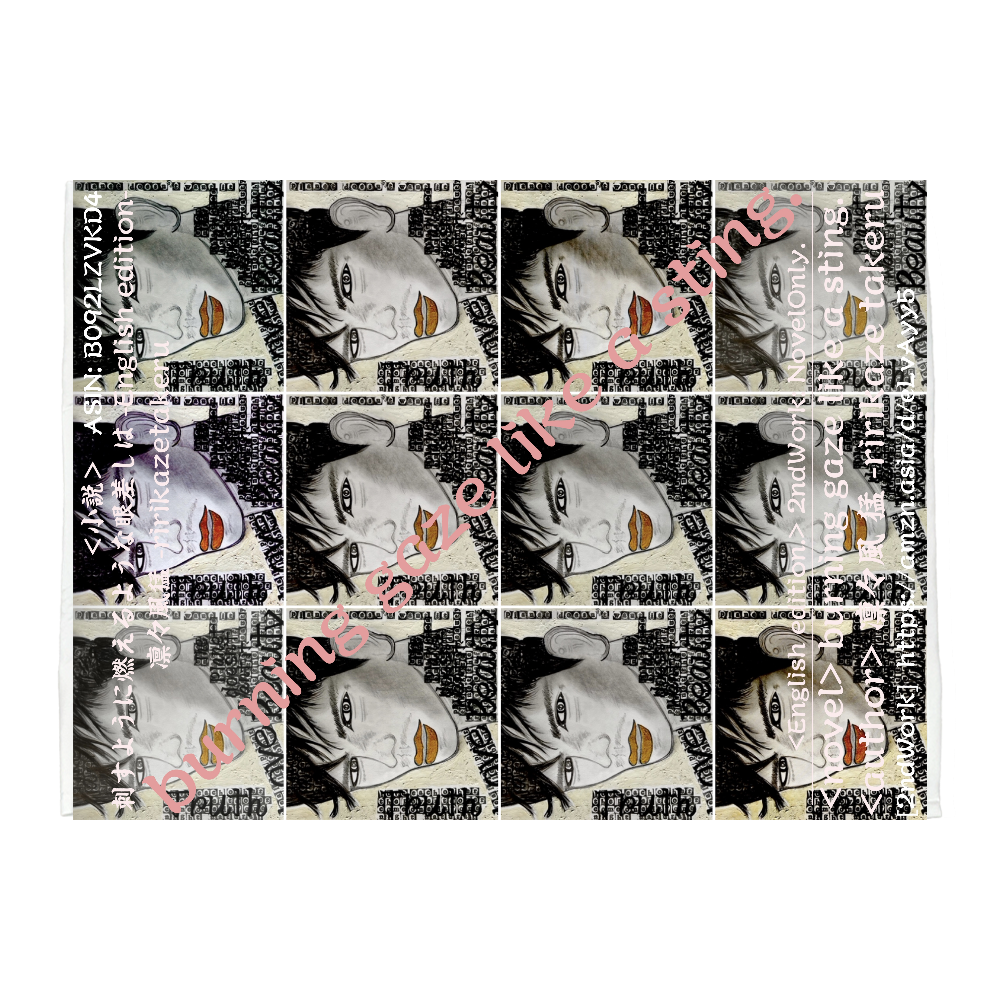 ▶︎刺すように燃えるような眼差しは[英訳版] [第2作品: 通常版.#小説のみ.] -表紙