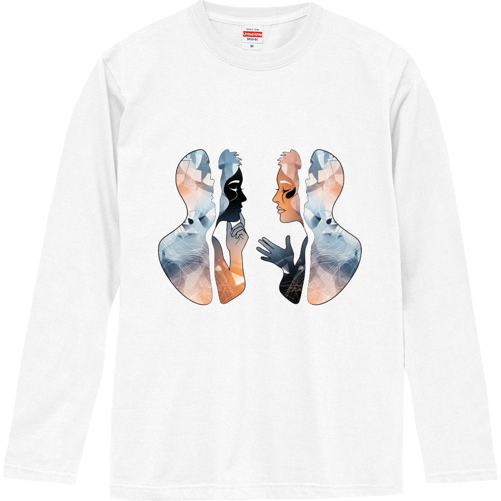 [ロングTシャツ] Human beings reflect one another.