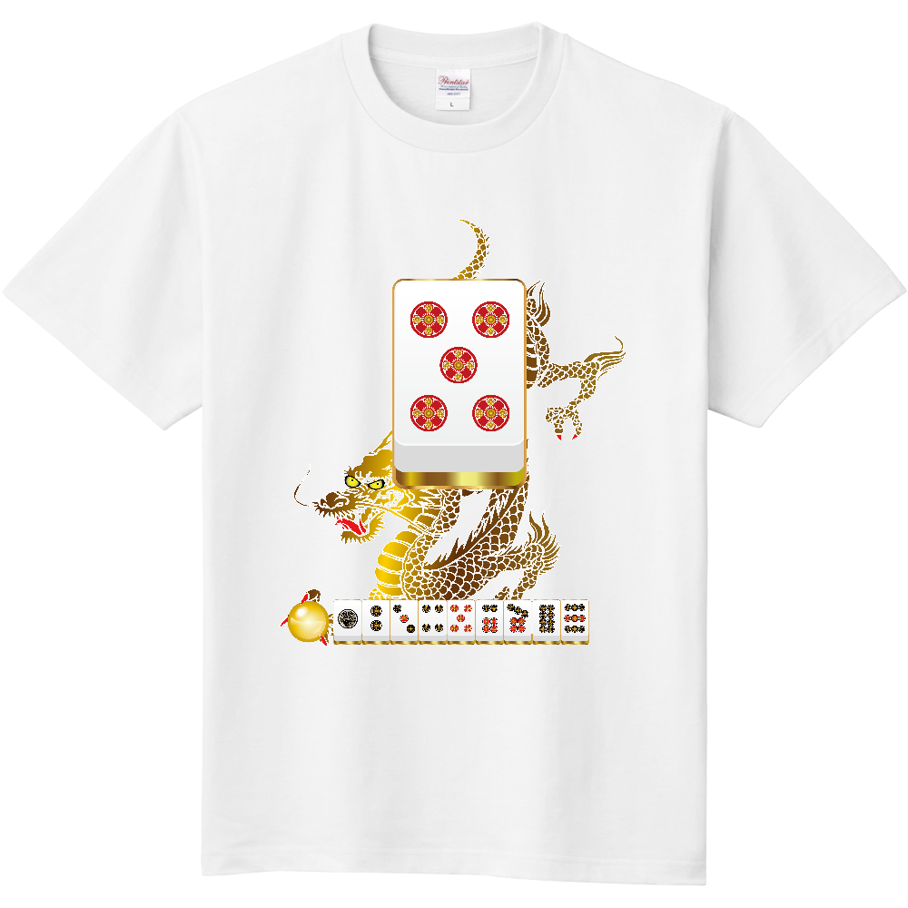 F001　麻雀『ウーピン』定番Ｔシャツ｜PrintStar
