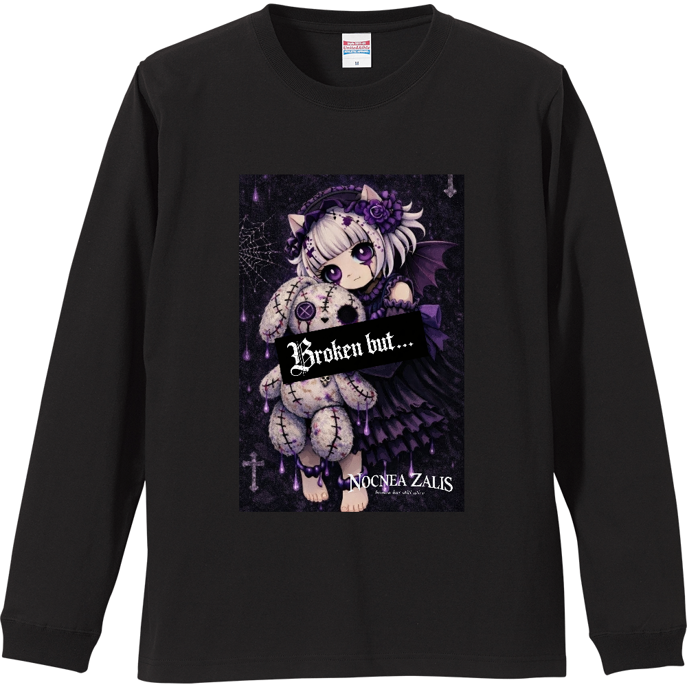 NOCNEA ZALIS/NOCNEA ZALIS(Broken but...Ver.)リブ付 ロングスリーブＴシャツ
