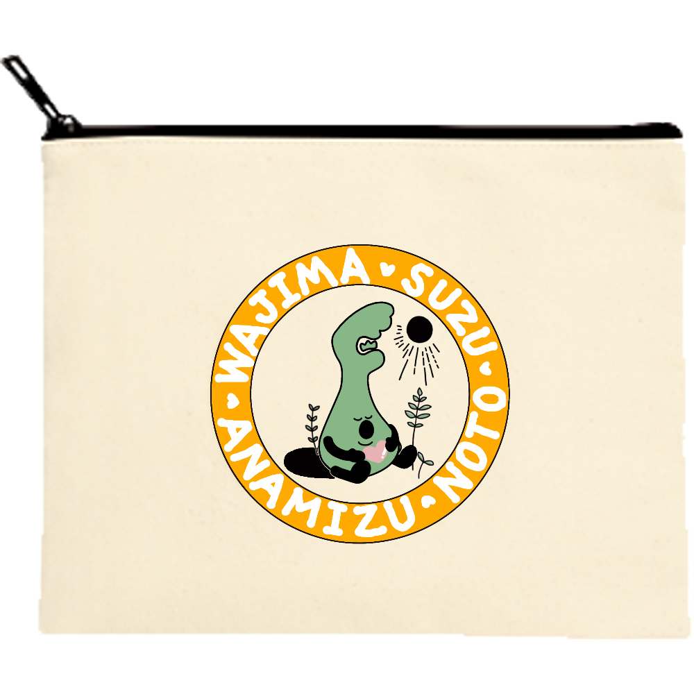 のとくん（能登応援ゆるキャラ）★ポーチ①