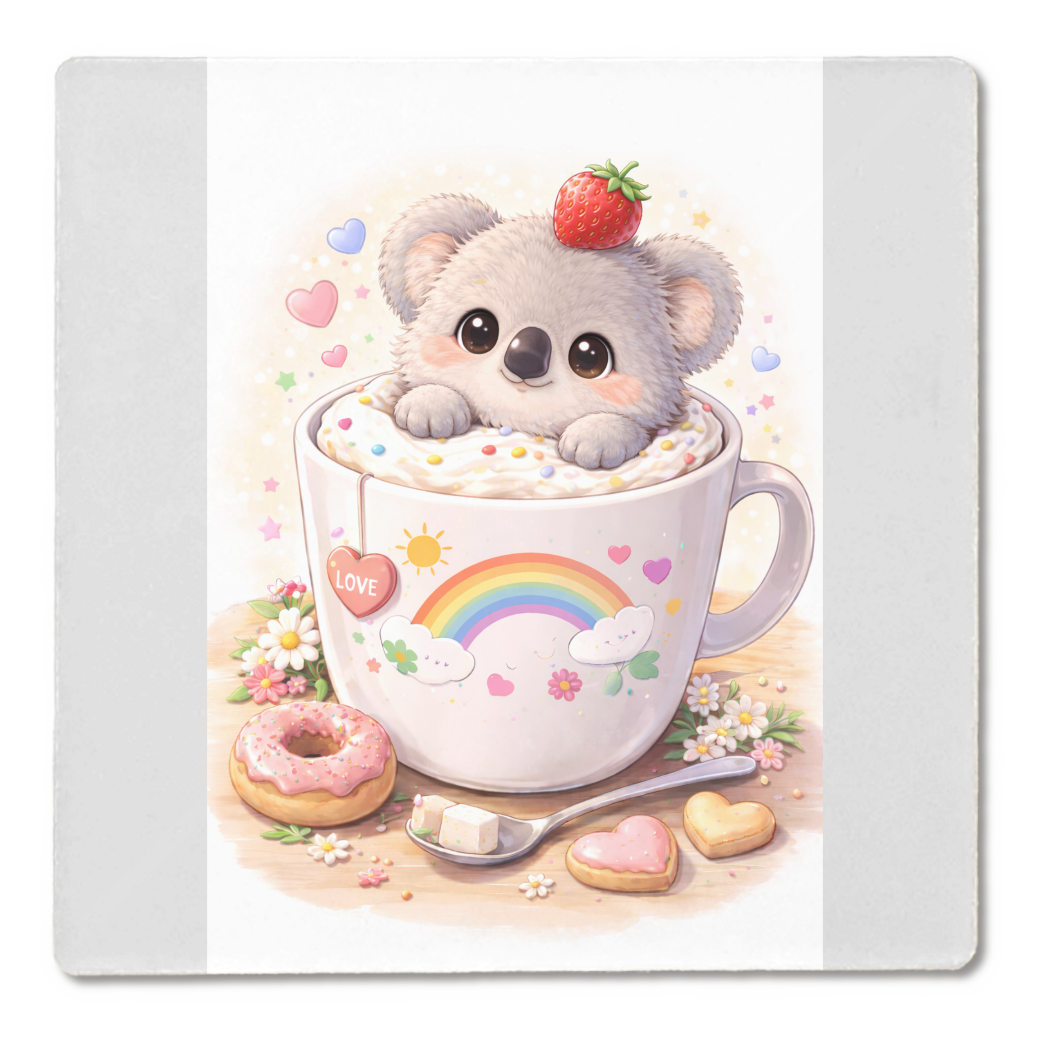 コースター コアラといちご