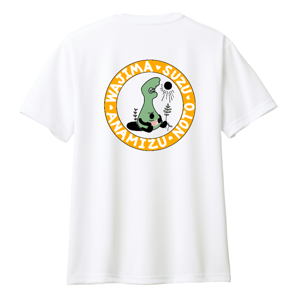 のとくん（能登応援ゆるキャラ）★Tシャツ後プリント②