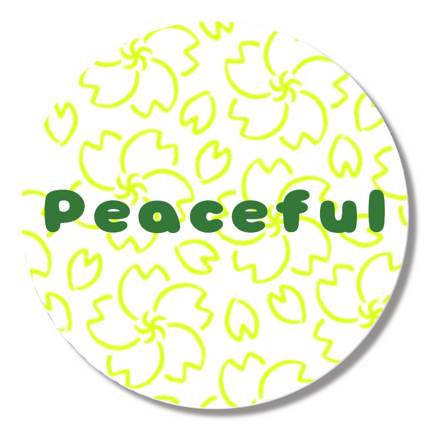 [桜-Peaceful] バッジ