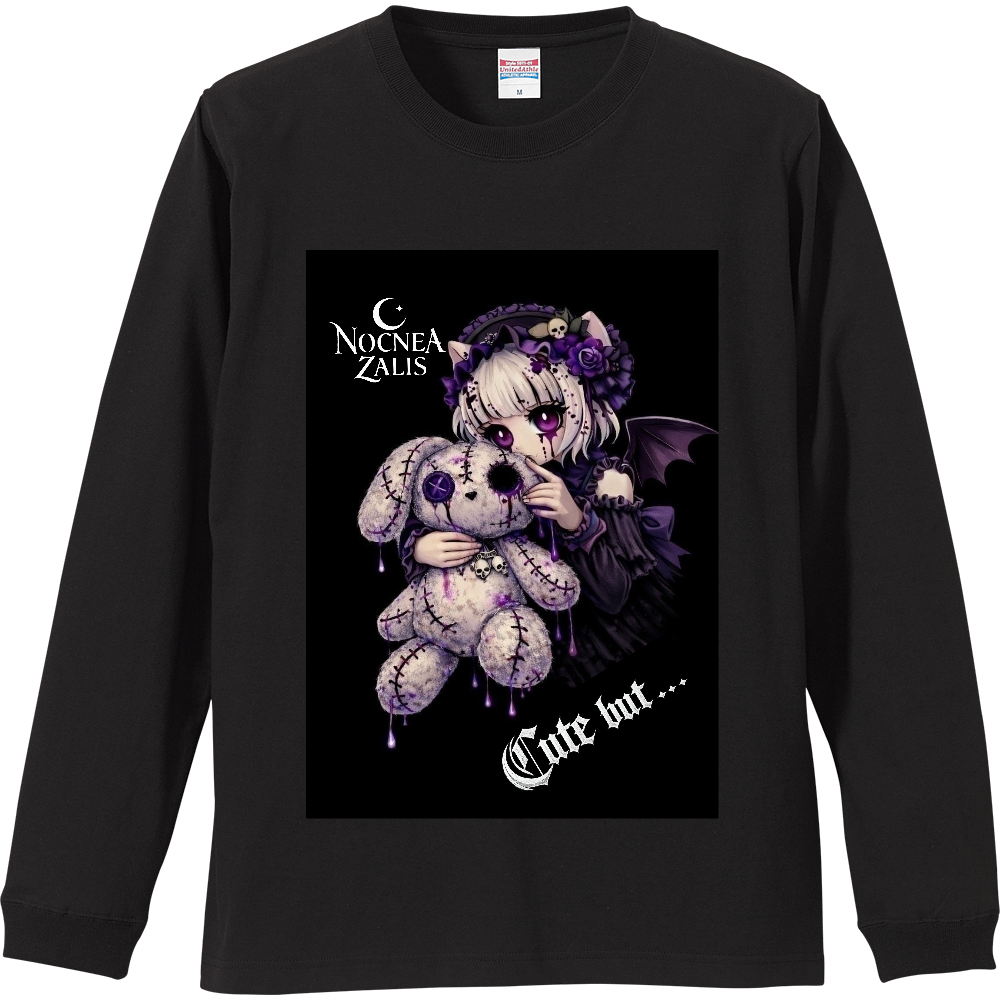 NOCNEA ZALIS/NOCNEA ZALIS(Cute but...Ver.)リブ付 ロングスリーブＴシャツ