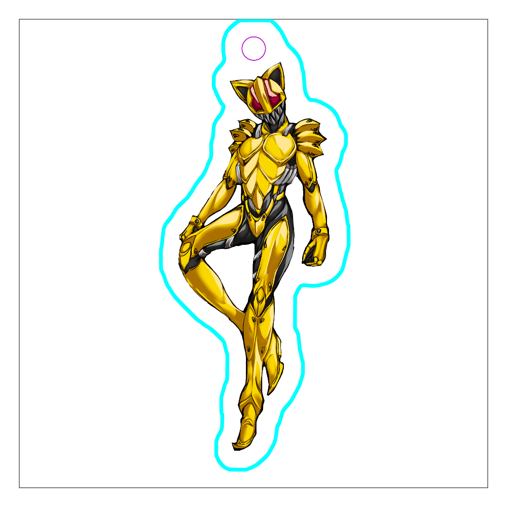 メガロポリス★パトロール・ヴォルフラム アクリルキーホルダー