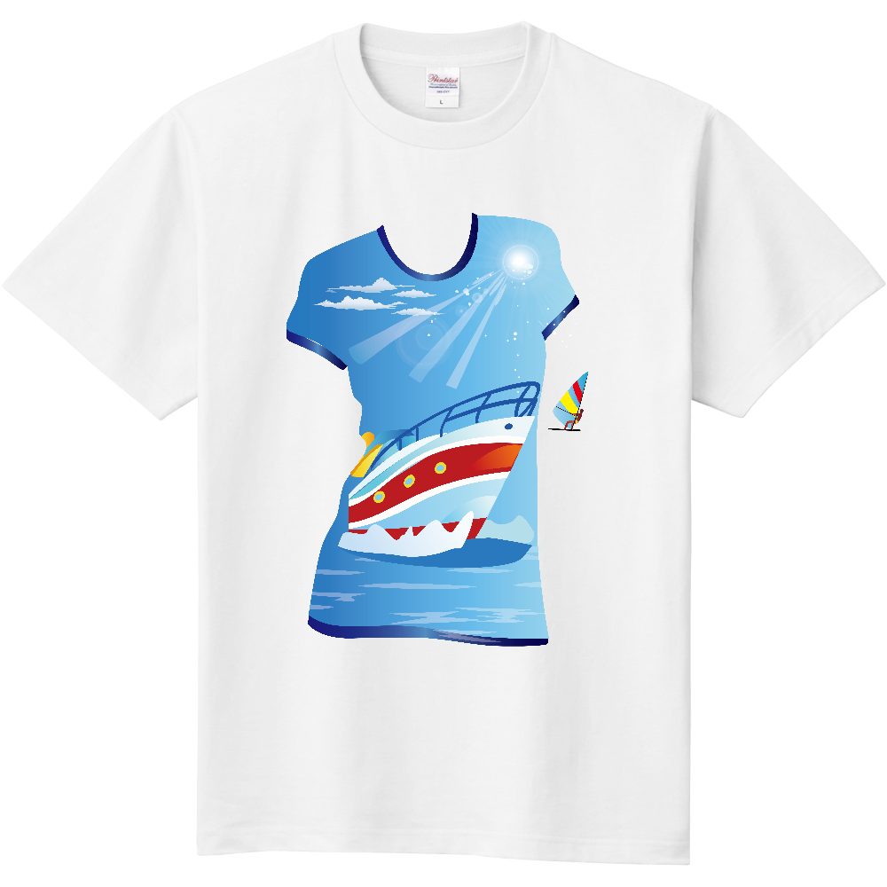 A003　ポップ『船』 定番Ｔシャツ｜PrintStar