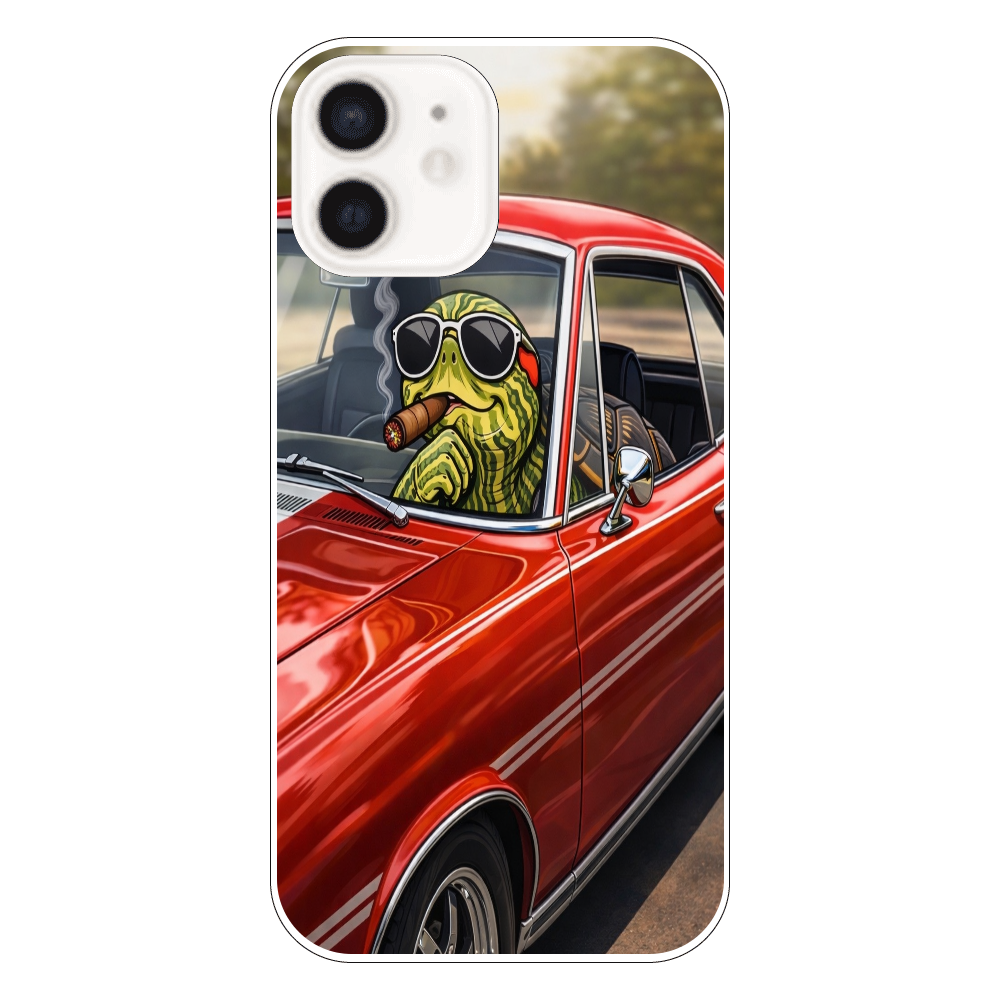 クールな亀ドライバー｜クラシックカーと葉巻iPhone12