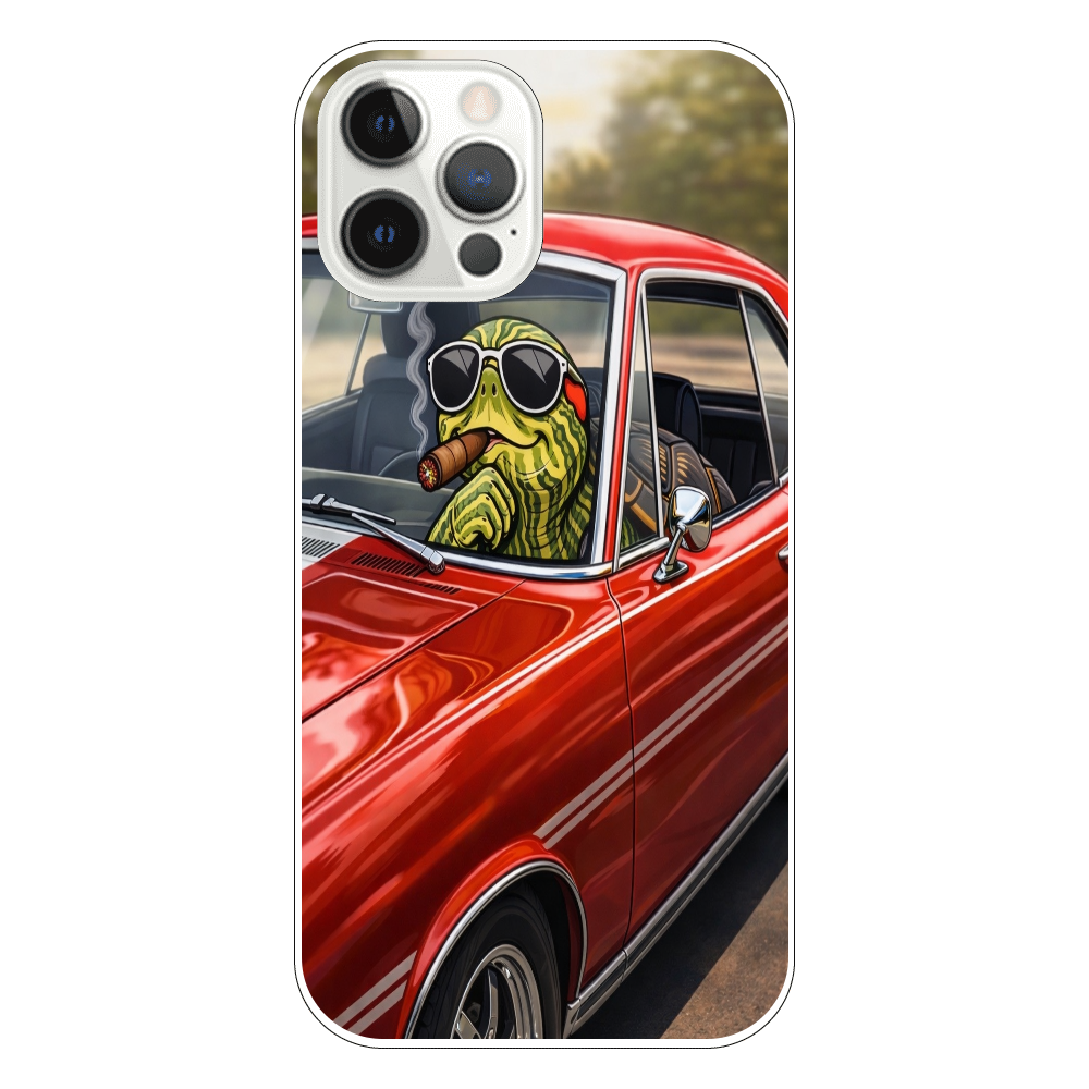 クールな亀ドライバー｜クラシックカーと葉巻iPhone12 Pro