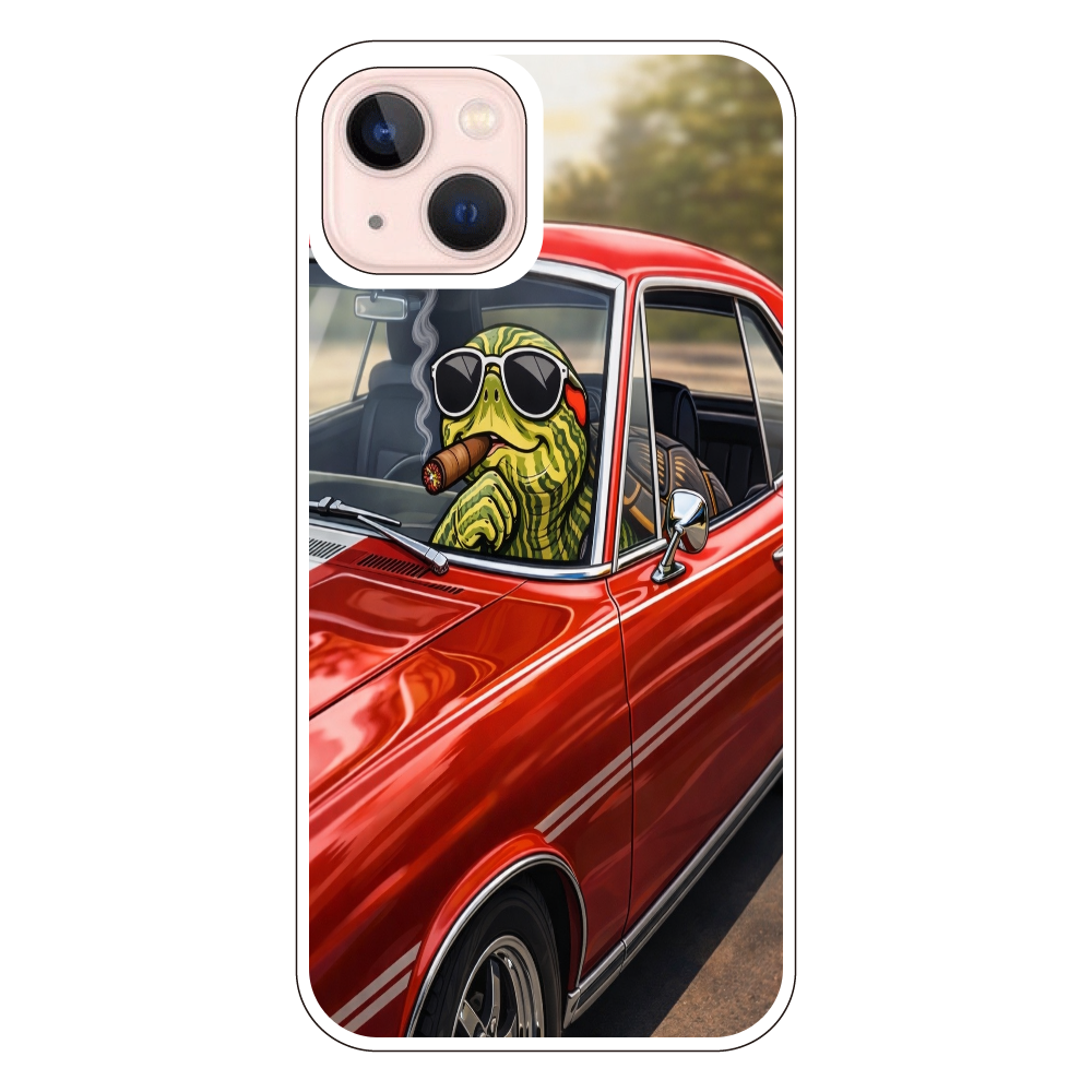 クールな亀ドライバー｜クラシックカーと葉巻iPhone13