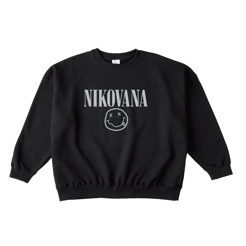 NIKOVANA オーバーサイズスウェットシャツ
