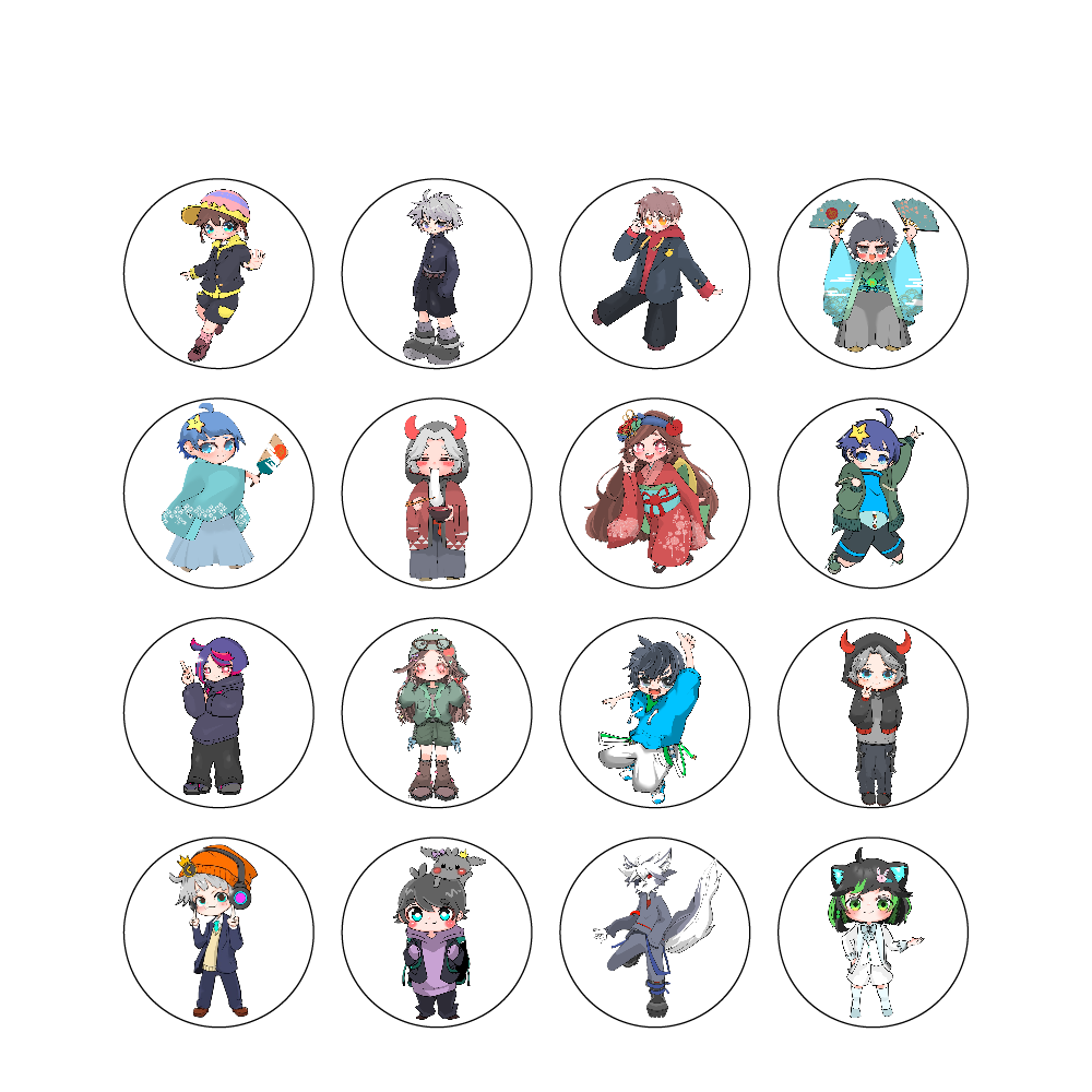 BoF キャラクターシールVer3