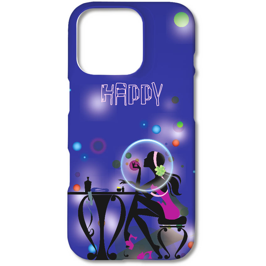 M025　ポップ『虚い』 ３D真空昇華印刷　ツヤあり（コート）