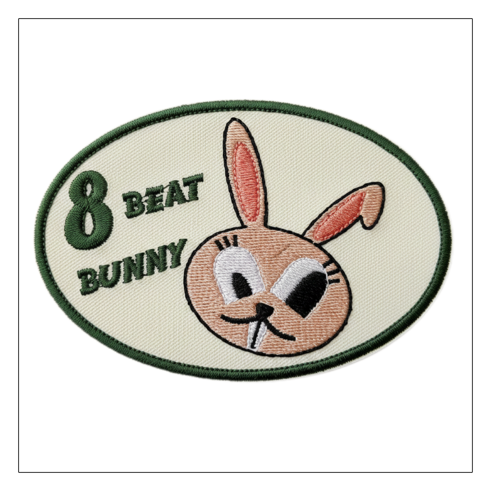 8ビートバニー刺繍柄