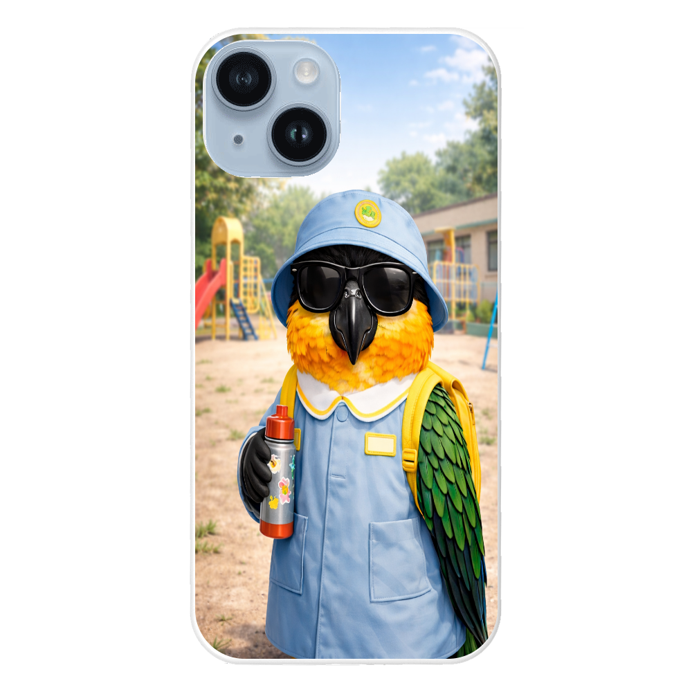 園児ドン・ムック｜ズクロシロハラインコの園児スタイル iPhone14