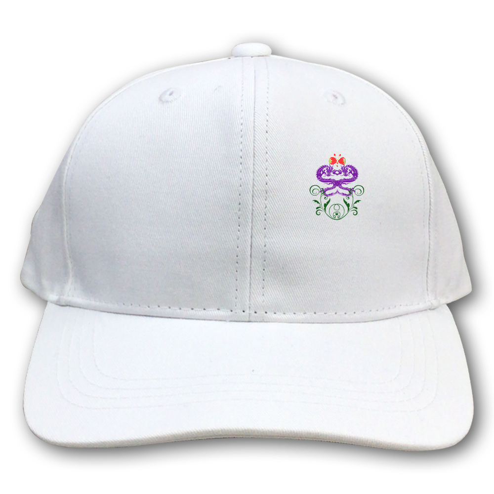 イチゴ蝶々とペア龍　帽子