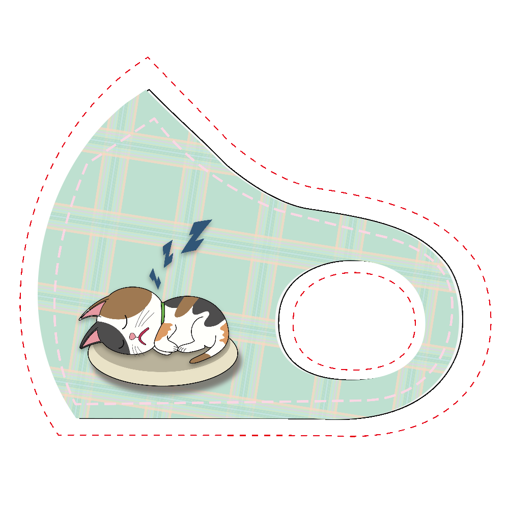 Sleepy Cat pastel color