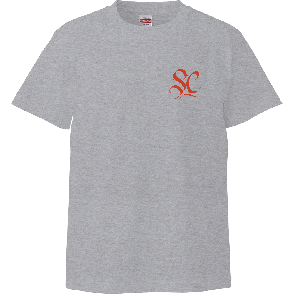 赤文字SC ハイクオリティTシャツ ミックスグレー
